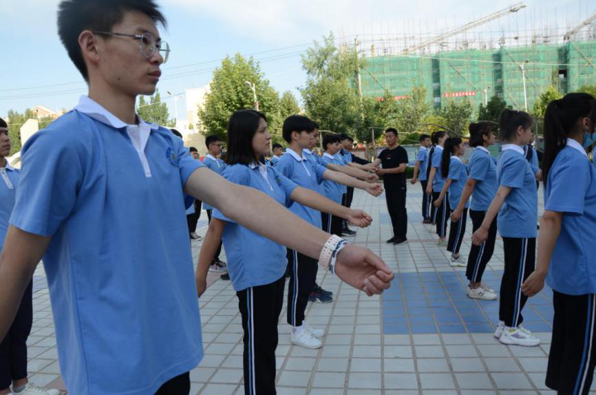 疏附二中国旗护卫队训练中